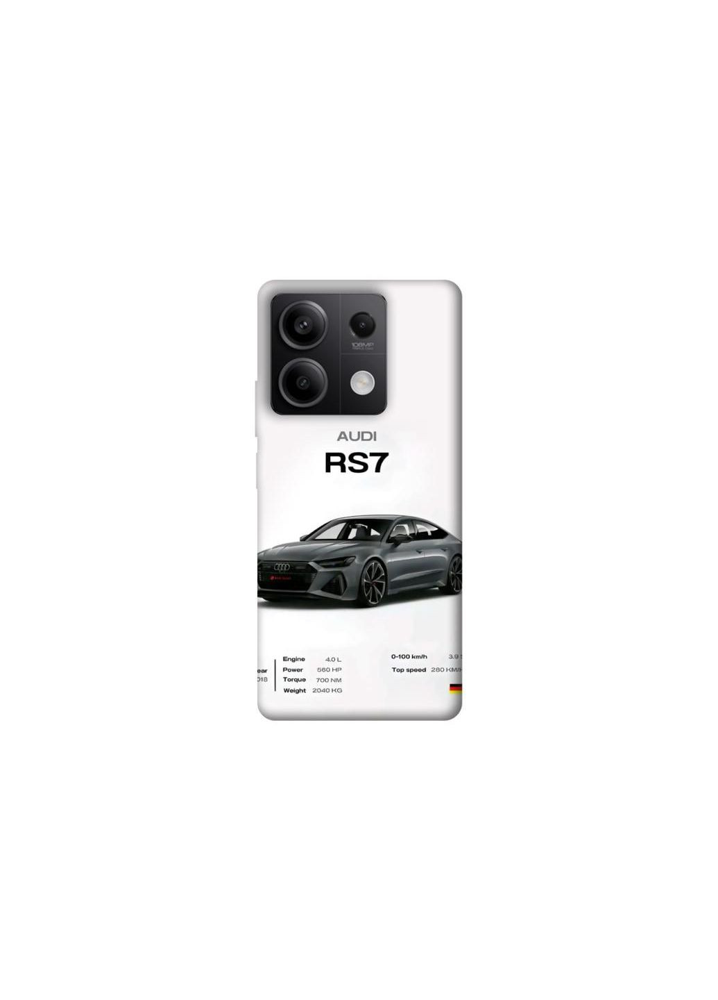 Чохол на Xiaomi Redmi Note 13 5G Audi RS7 Frontalka (354191875)
