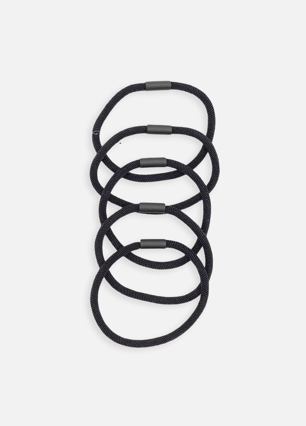 Набор резинок для волос, женские цвет черный CB-00267102 Yuki (323142809)