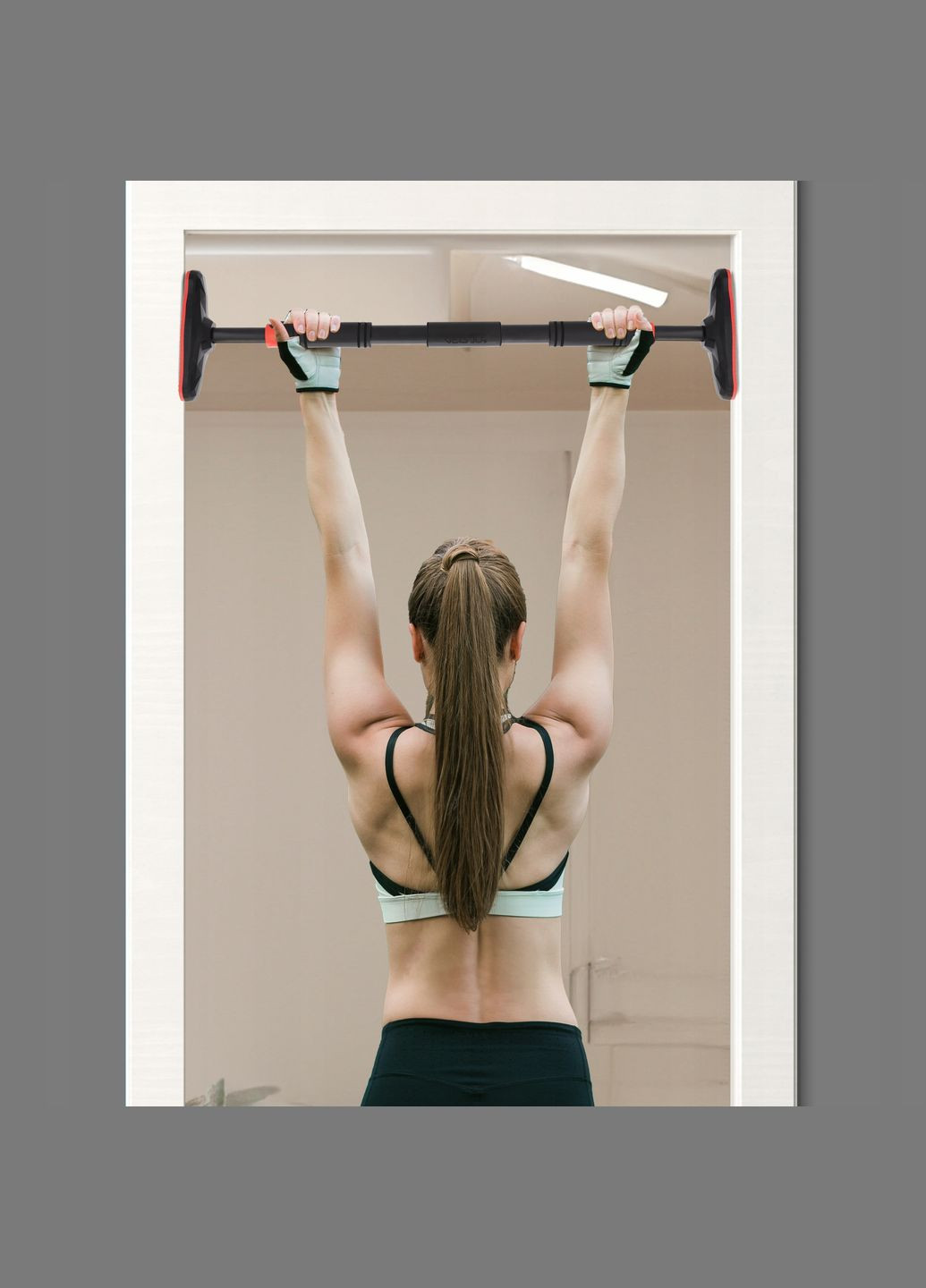 Турник раздвижной ULTRA 66-100 см Black/Red () 4FIZJO P-5905973400336 (324264867)