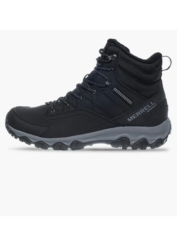 Черные всесезонные кроссовки thermo akita mid wp black j036441 Merrell
