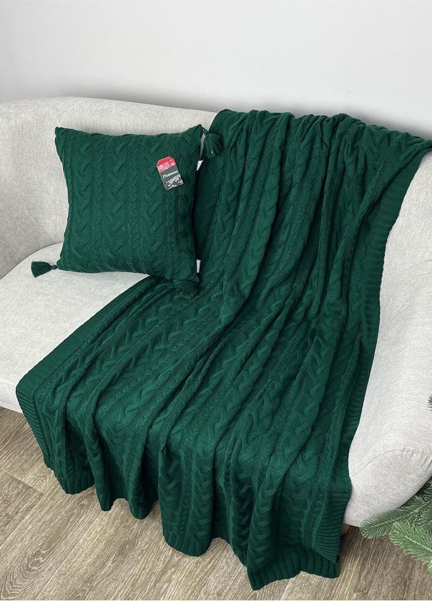 Плед Hit Kosa зелений ТМ Прованс (367726833)