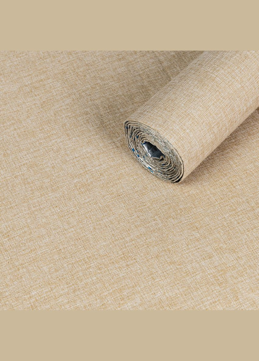 Теплые льняные обои на самоклейке песочный меланж 2800*650*2mm (D) SW-00001497 No Brand (328579219)