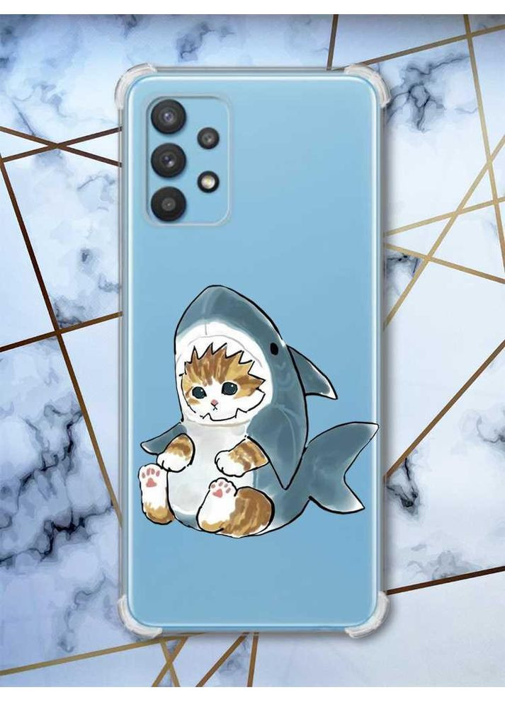 Чохол з потовщеними кутами на Samsung Galaxy A32 Кошеня (принт 120) Creative (359486665)