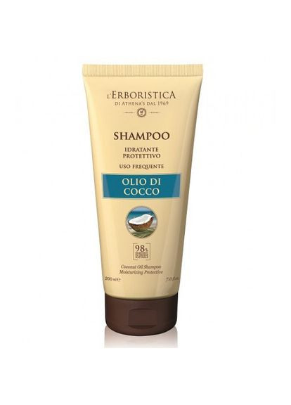 L'Erboristica Moisturising Protective Coconut Oil Shampoo 200 ml Athena's (308253865)