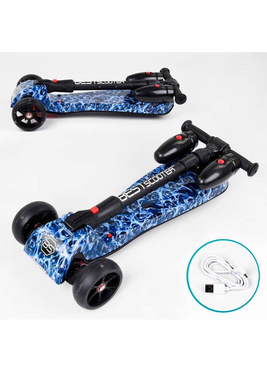 Трехколесный самокат с турбиной Best Scooter (305826037)