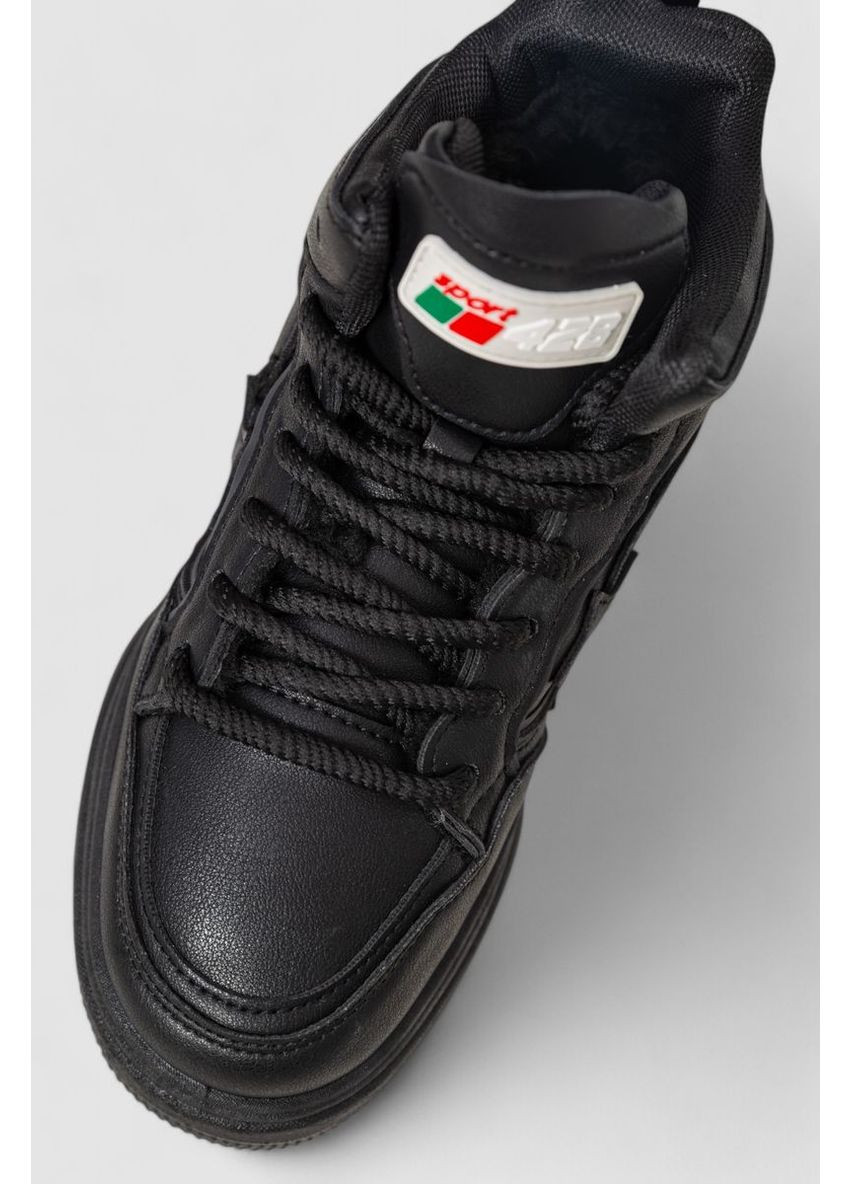 Кроссовки женские на меху,, 243R106-1 Ager чёрные всесезоны (369973990)