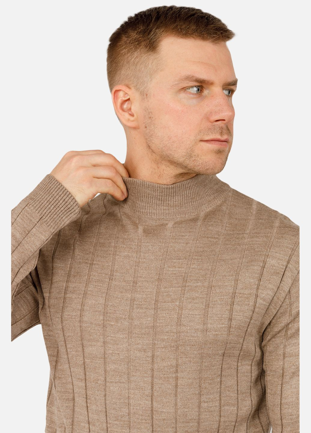 Чоловічий гольф колір капучино ЦБ-00262216 CLUB JU (306712708)