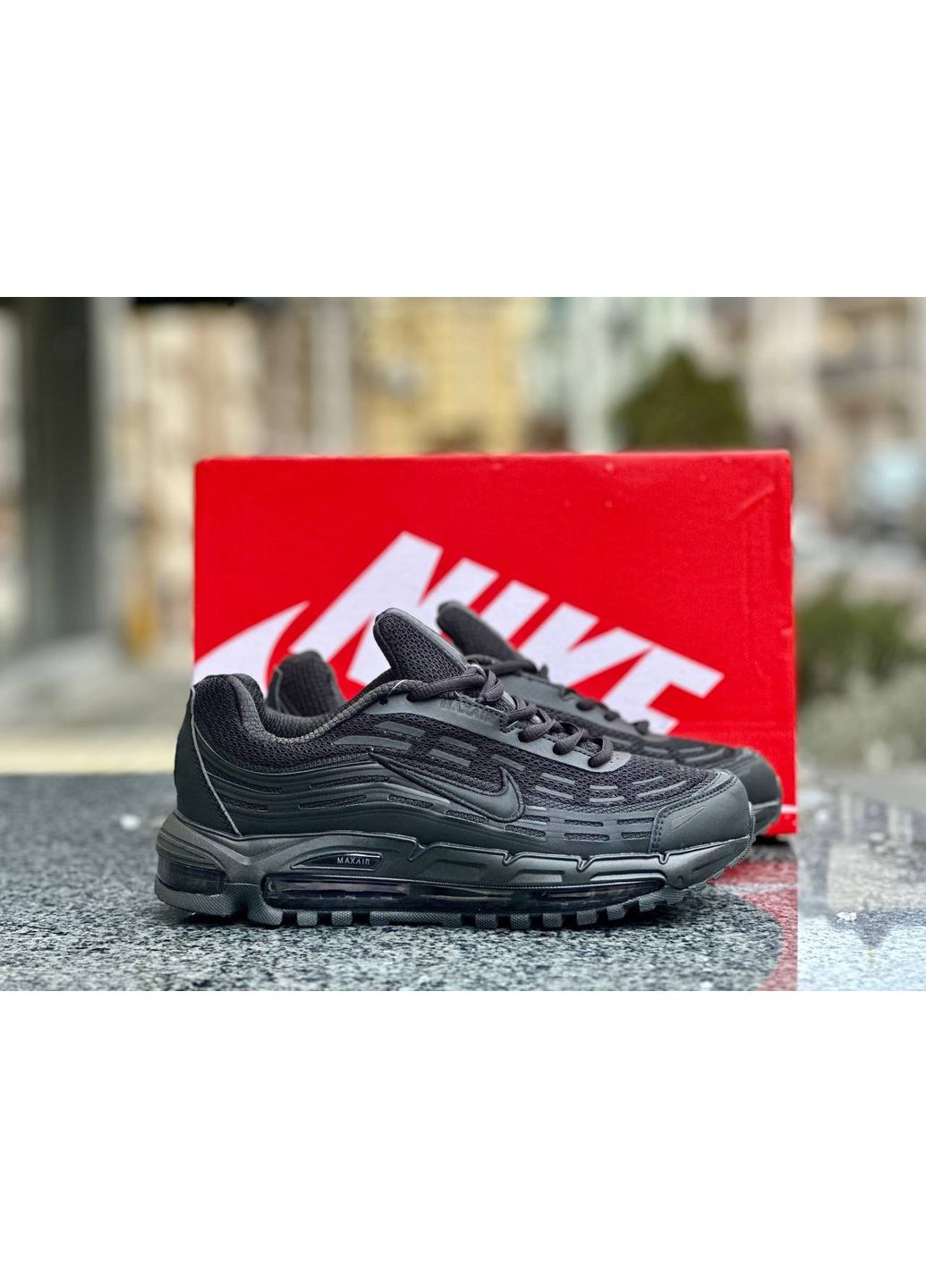 КРОСІВКИ ЖІНОЧІ NIKE AIR MAX TL 2.5 BLACK НАЙК АІР МАКС ТЛ 2.5 No Brand чорні демісезони (368859765)