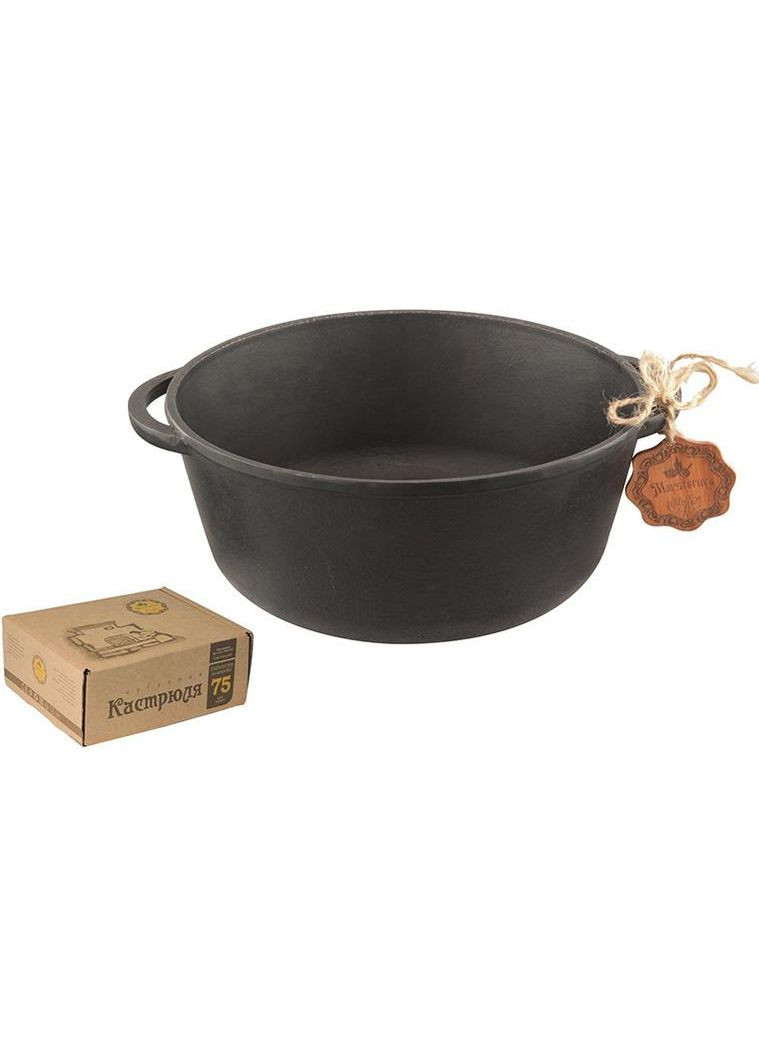 Каструля чавунна "Наша Майстерня" 6л, казан Maysternya (372176224)