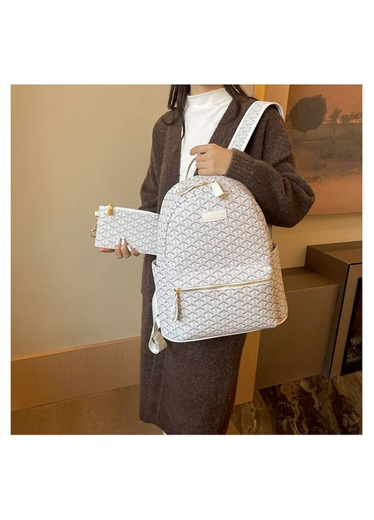 Сірий рюкзак Madrid з гаманцем в комплекті КиП (297669715)