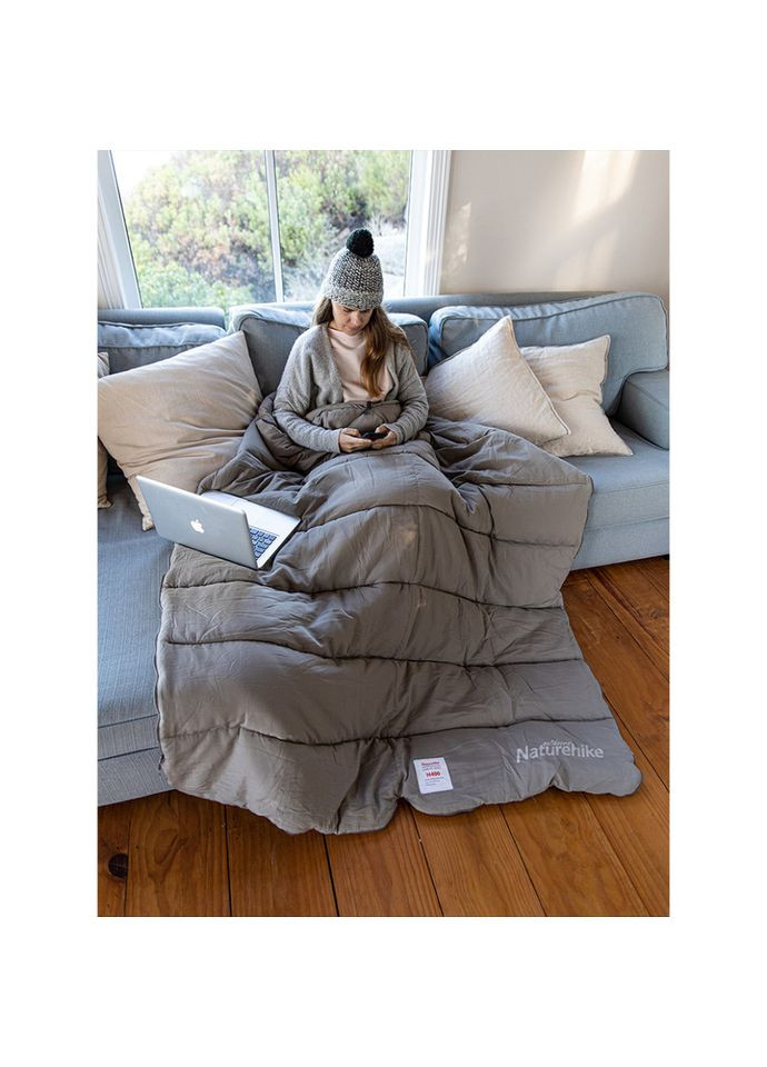 Спальный мешок с капюшоном с обычным мешком для хранения M300 CNK2350WS023, зеленый, левый Naturehike (353503851)