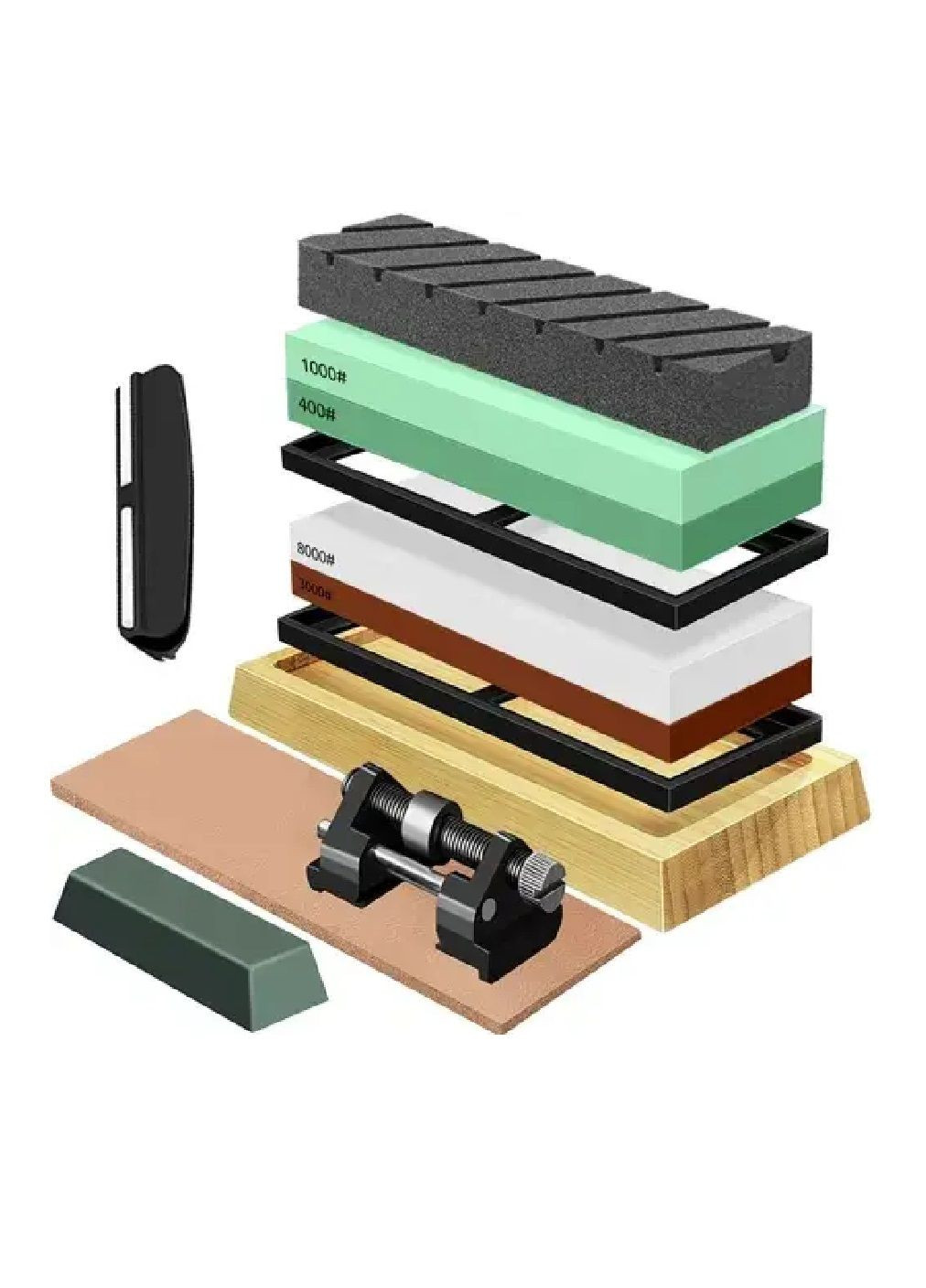 Профессиональный набор комплект точилка для ножей 2 камня с аксессуарами 9 элементов (478034-Prob) Unbranded (301739287)