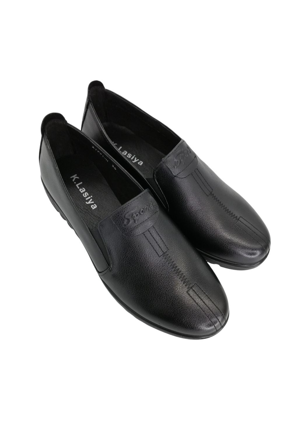 K.Lasiya Туфлі (р) Шкіра 0-1-1-A-1771-H чорний з, туреччина — (364657535)
