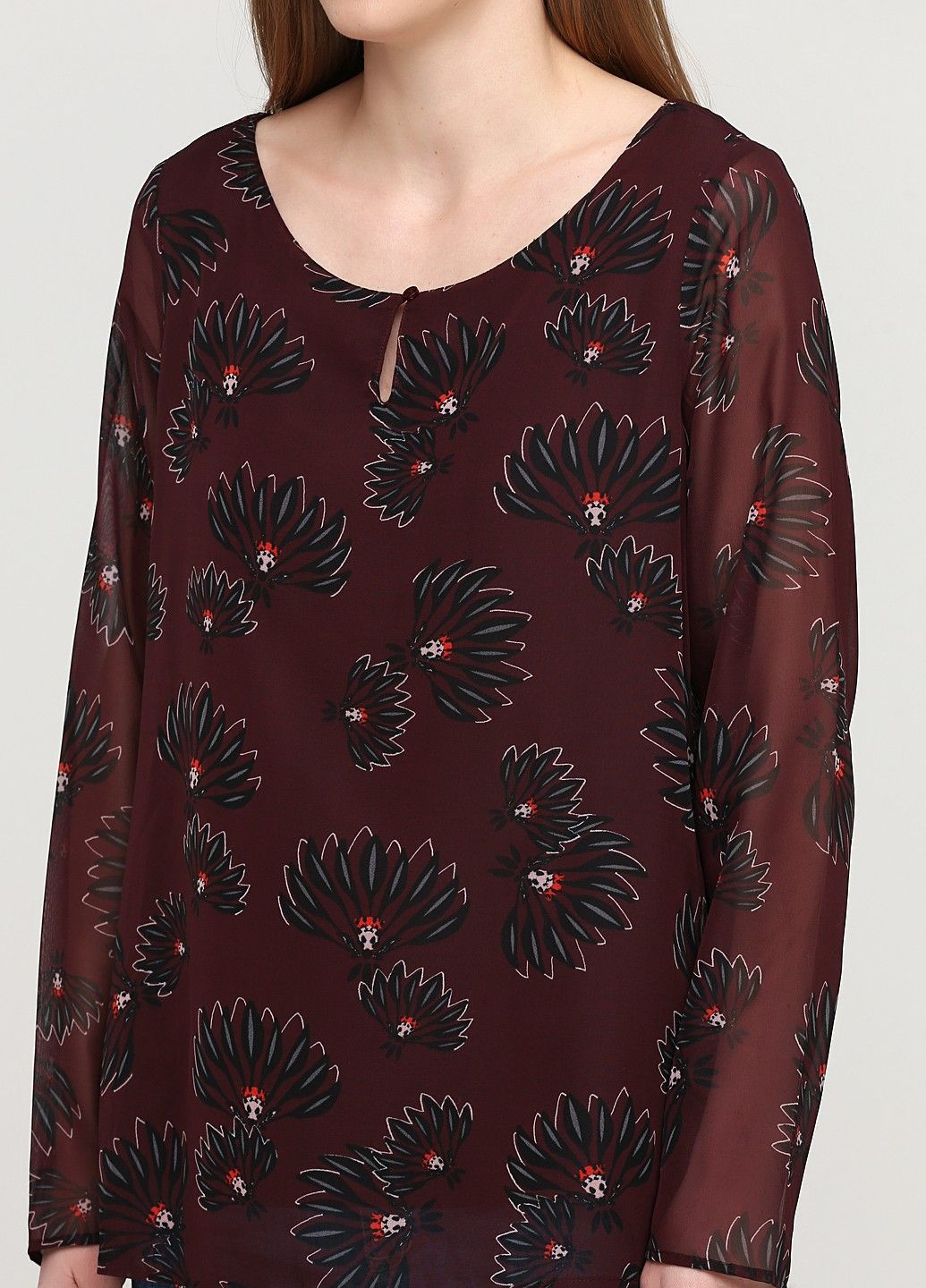 Бордова блуза Comma