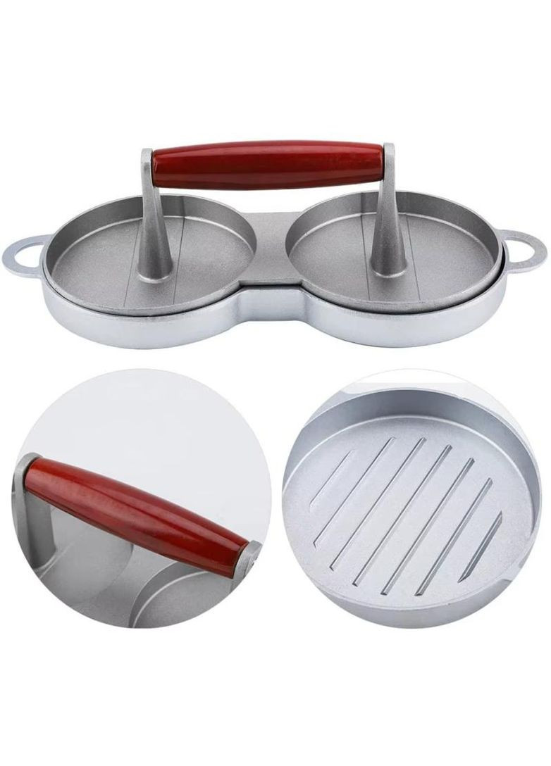 Бургер-прес подвійний для гамбургерів 11см формувач котлет для гриля прес для м'яса Empire (368991515)