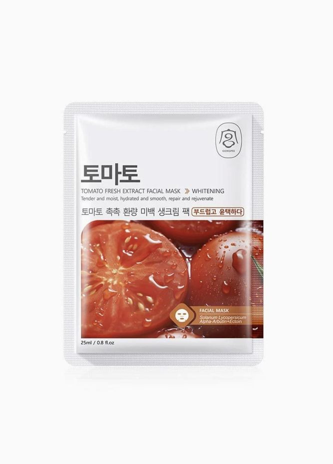 Набор тканевых масок Gong Pei Fresh Extract Facial Mask 25 мл х 7 шт No Brand (335868437)