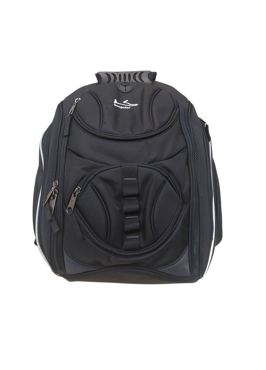 Стильний чорний рюкзак W1327 Black 35 л — ідеальний для ноутбука до 15.4" та щоденних мандрівок Onepolar 1327 (329187274)