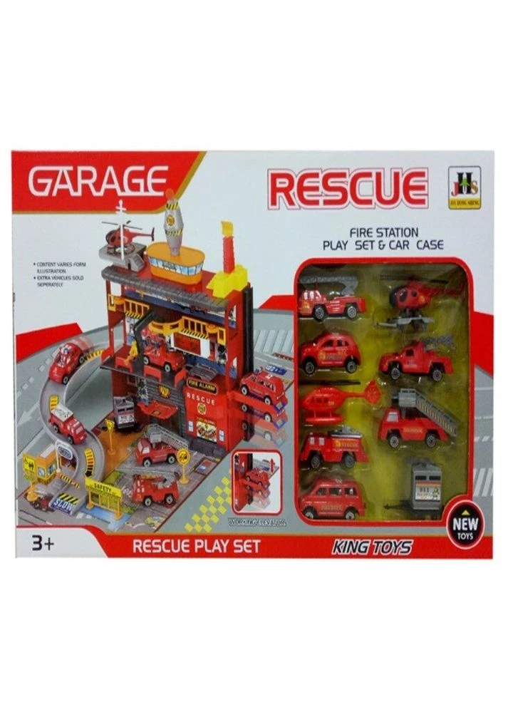 Ігровий набір Паркінг "Пожежна служба" (566-4) Maya Toys (355794307)