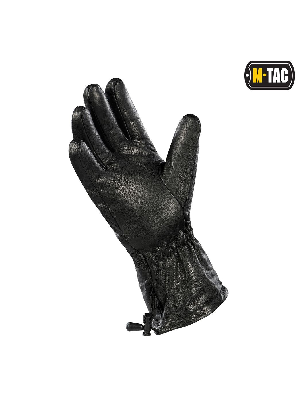 Перчатки зимние кожаные Black (S) M-TAC (303629042)