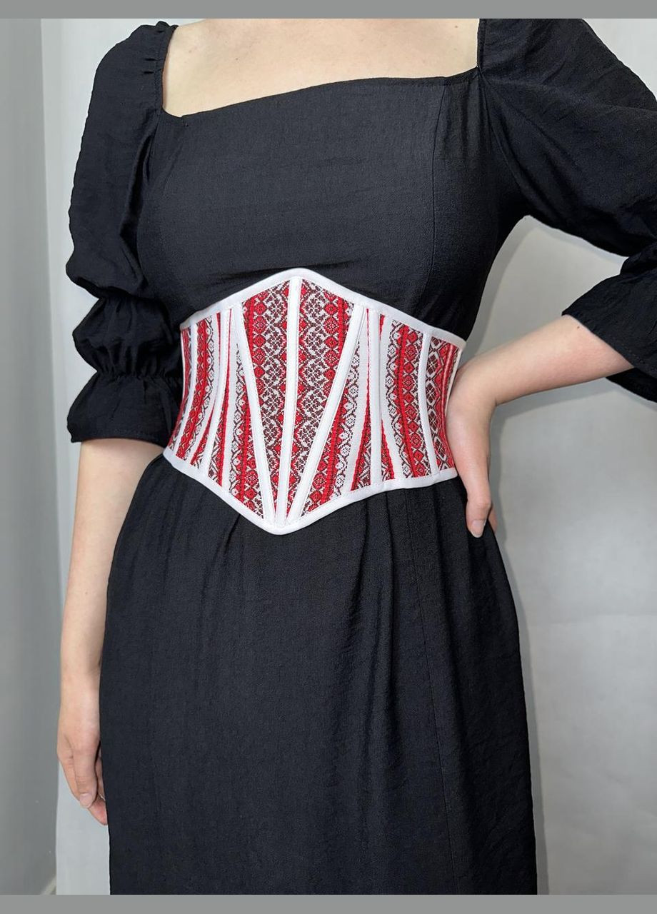 Корсет жіночий вишитий червоний у українському стилі MKGM104-7 Modna KAZKA (276838799)