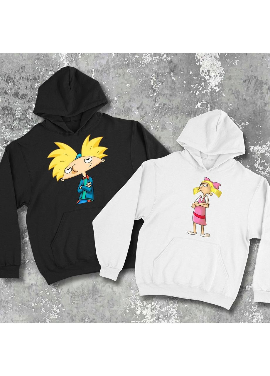 Парні худі з принтом - Гей, Арнольде! Hand Made (361264729)