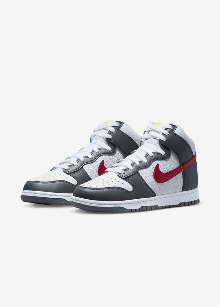 Сірі кросівки fd0668-001 Nike Dunk High