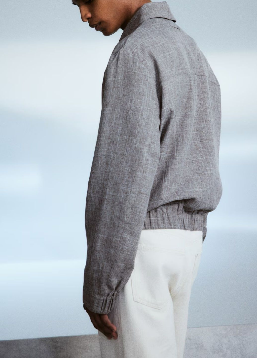 Темно-серая демисезонная куртка H&M