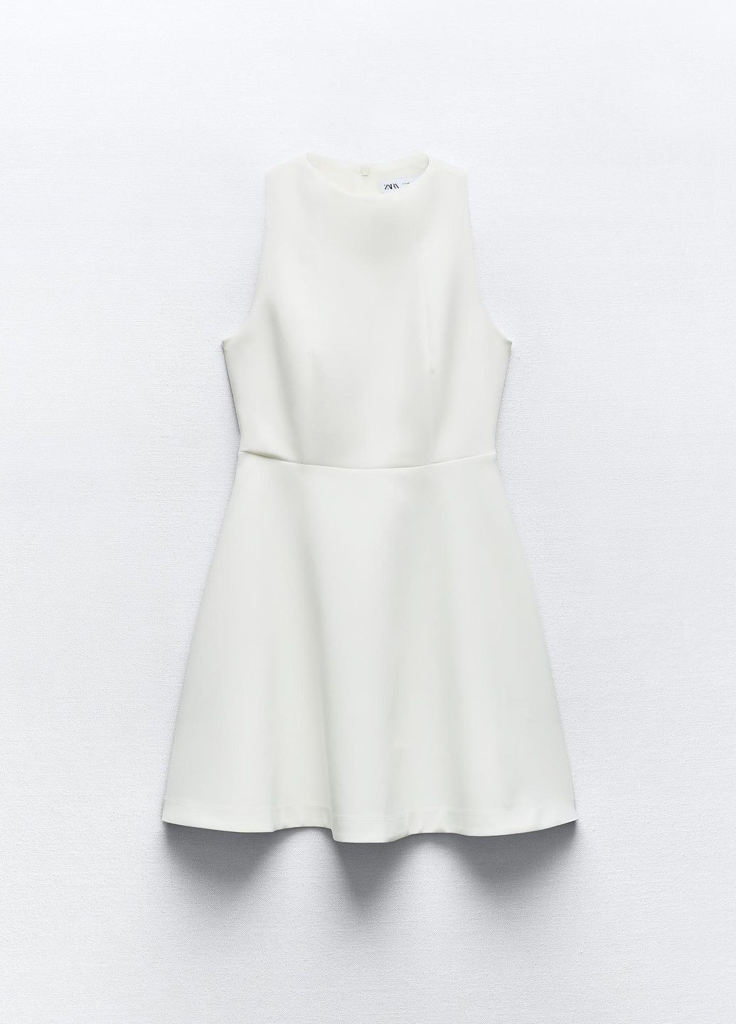 Молочное праздничный платье Zara однотонное