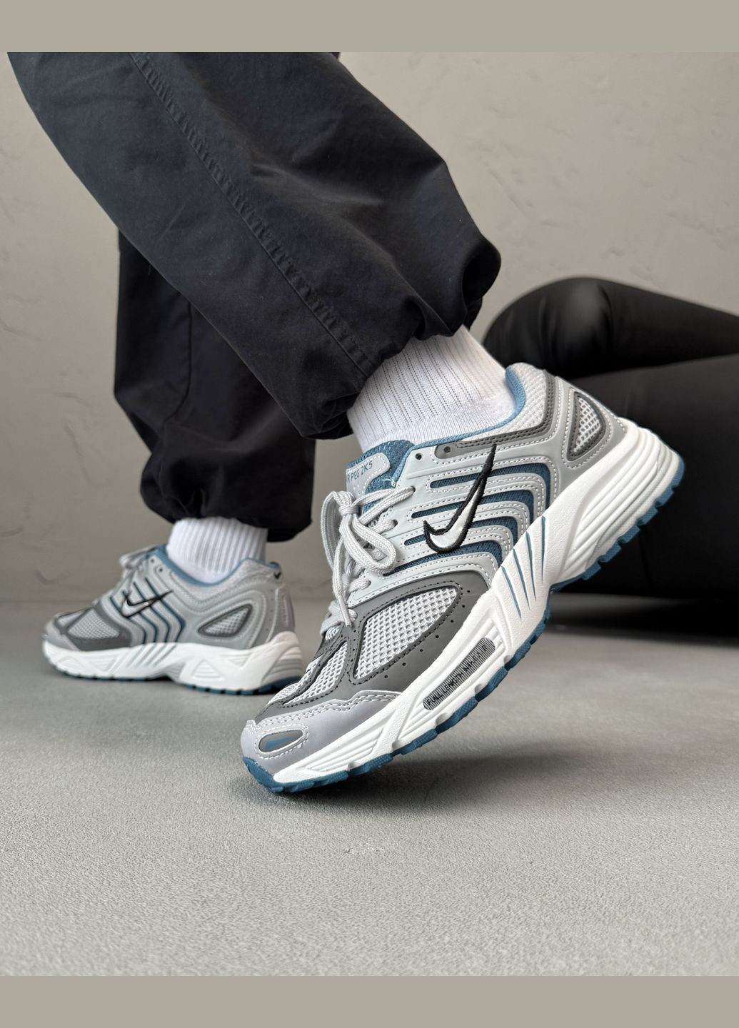 Сірі Осінні кросівки чоловічі nike air pegasus 2k5 grey | найк аір пегасус 2k5 сірі No Brand