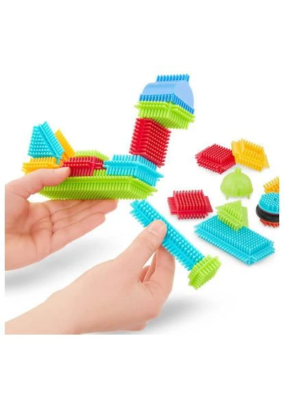 Конструктор серии Bristle Blocks - Строитель, 56 деталей (BT3070Z) Battat серії Bristle Blocks - Будівельник, 56 деталей (401660701)