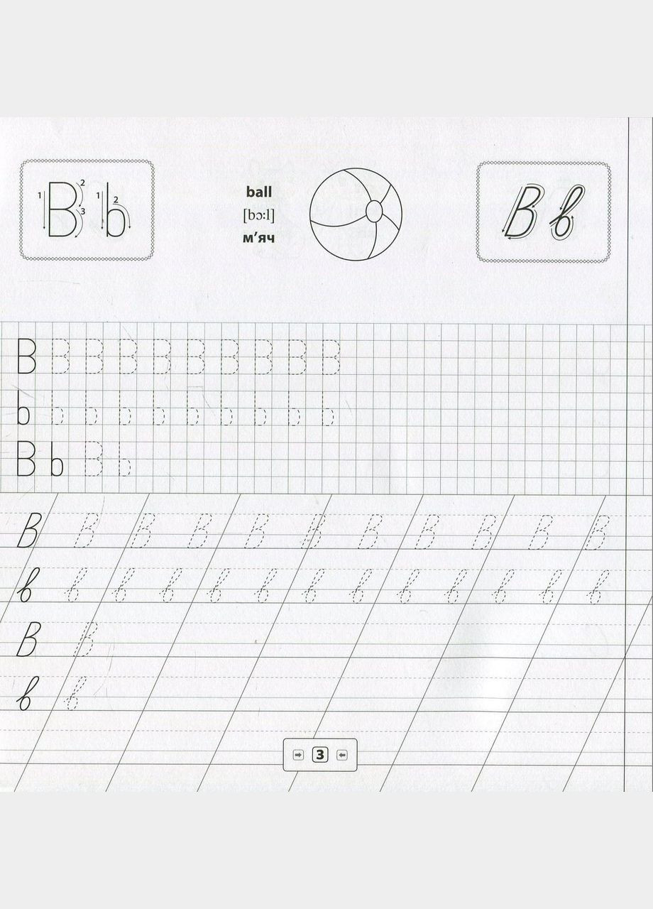 Пам’ятка для початкової школи. Англійська мова. Алфавіт та прописи. 1-2 класи УЛА (316123795)