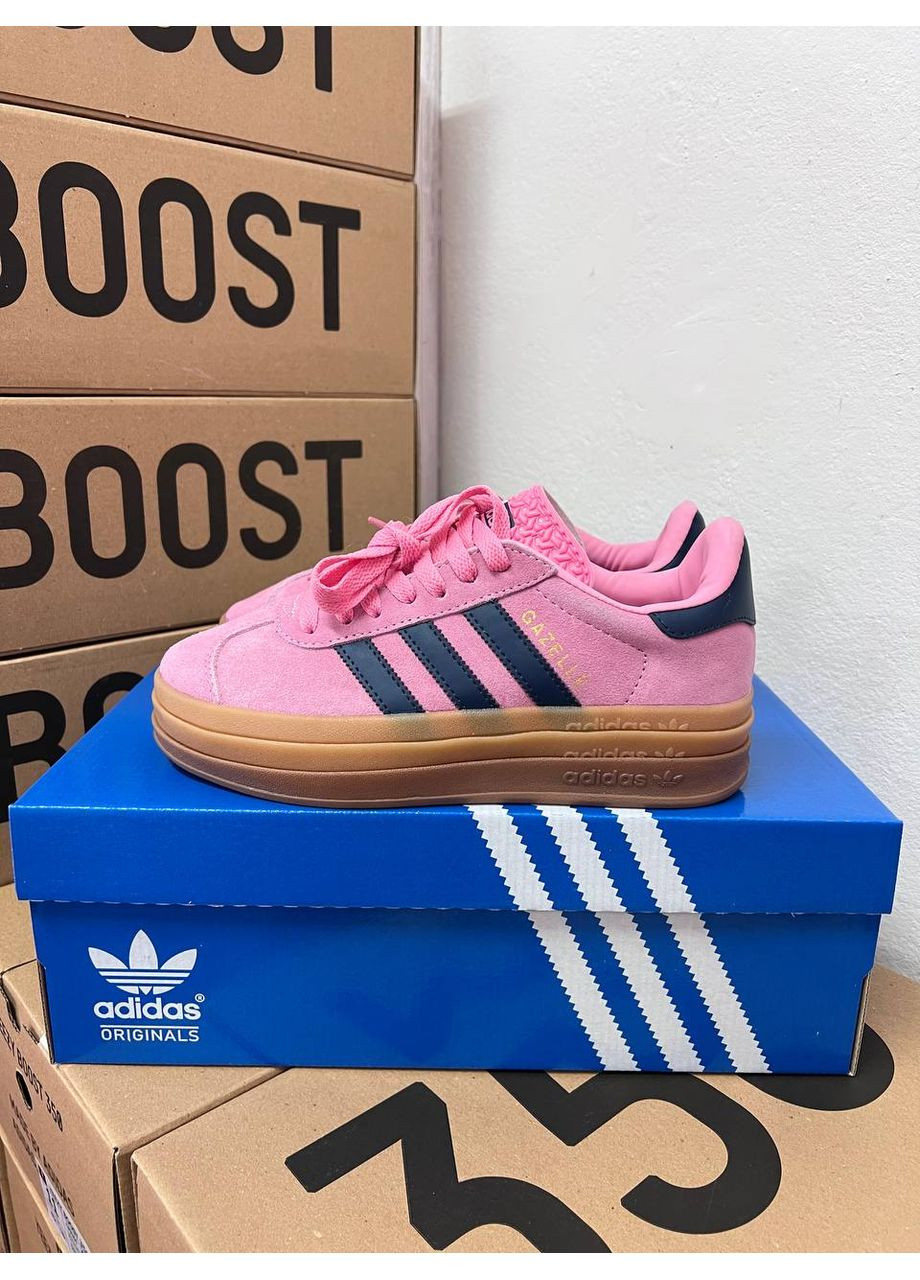 КРОСІВКИ ЖІНОЧІ ADIDAS GAZELLE PLATFROM BOLD PINK АДІДАС ГАЗЕЛЬ No Brand рожеві демісезони (368861948)