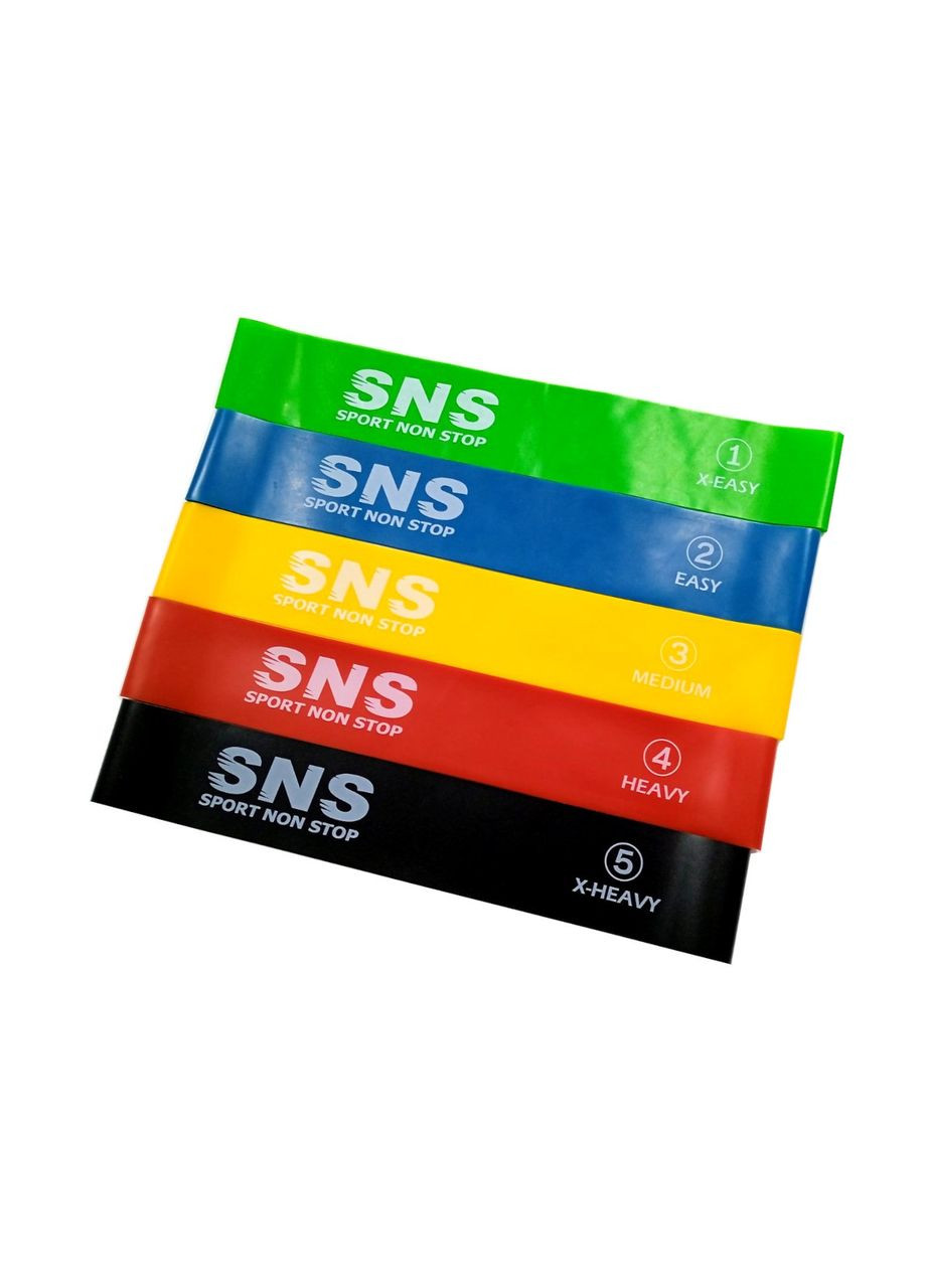 Набор для фитнеса с 5 эспандеров петель () SNS (315492825)