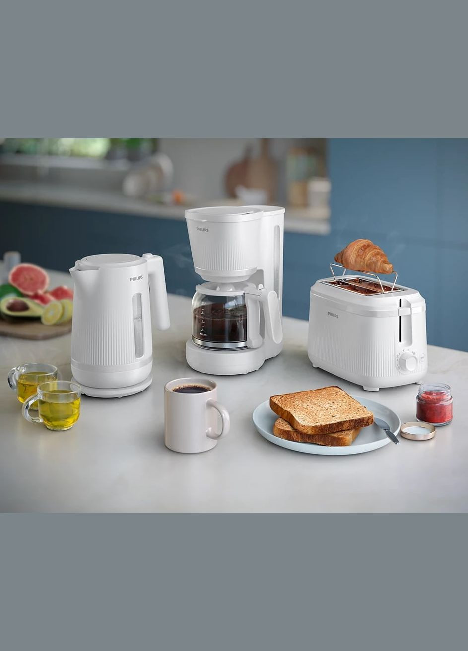 Тостер Series 3000 900Вт, пластик, підігрів,разморозка, білий Philips (315434771)