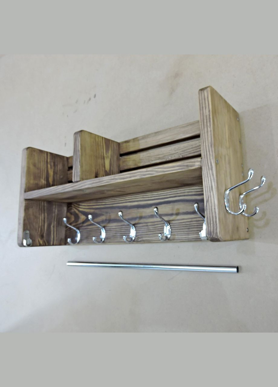 Вешалка для одежды из дерева Уинсор 60 капучино (ВДО-602609) No Brand (327866485)