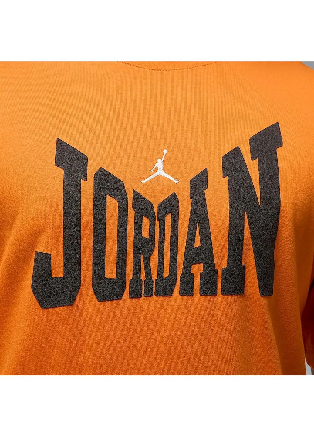 Оранжевая мужская футболка brk col wm ss orange Air Jordan