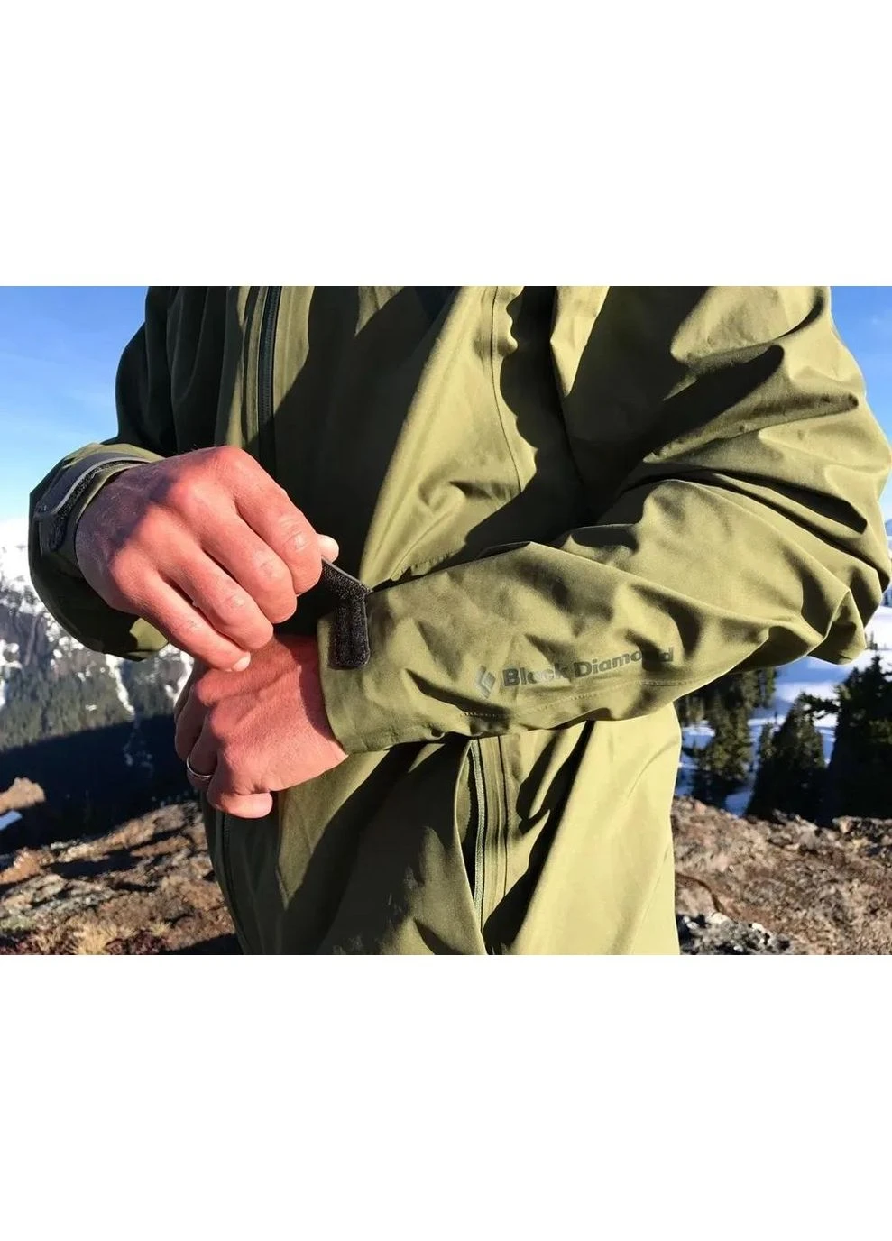 Мембранна чоловіча куртка для трекінгу M Liquid Point Shell, Red Rock, р. Black Diamond (334669886)