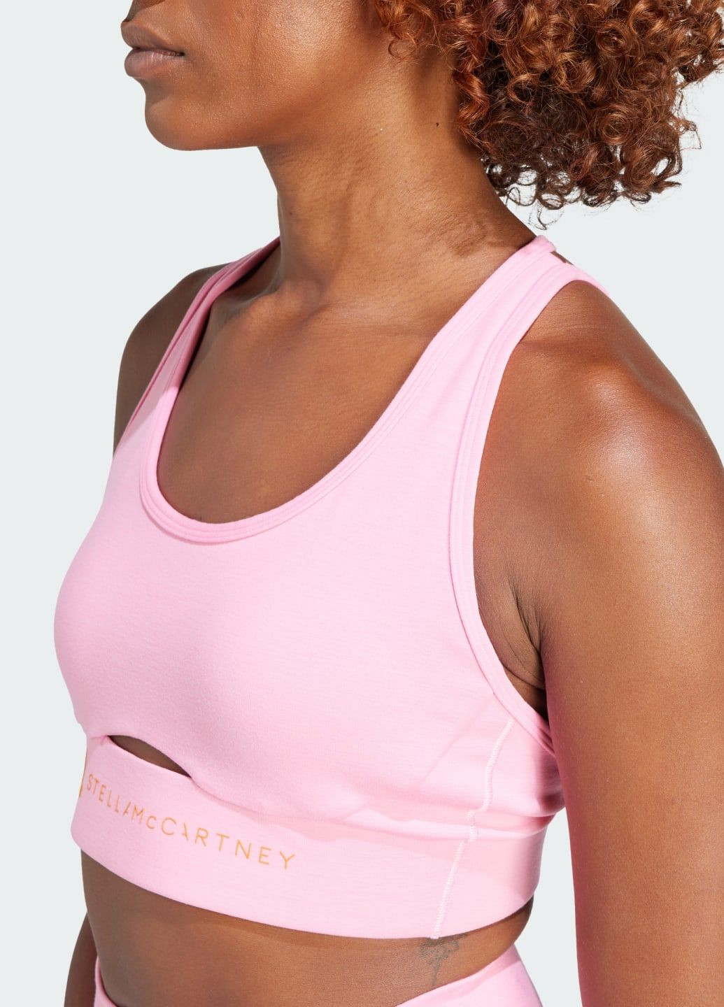 Рожевий спортивний бра by stella mccartney truestrength medium-support adidas