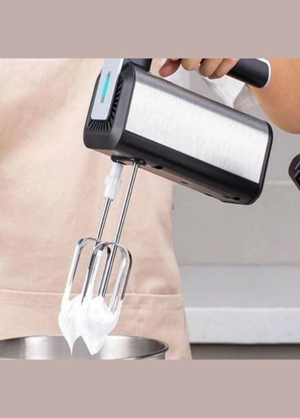 Стаціонарний міксер з металевою чашею 3.5л підставкою BT 6652 1000 Вт Чорний BiTEK (315344952)