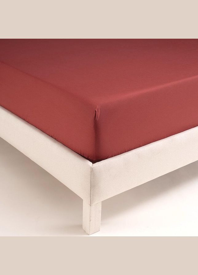 Простынь на резинке с наволочкой Laura coral коралловый 120*200+50*70 Penelope (317670584)