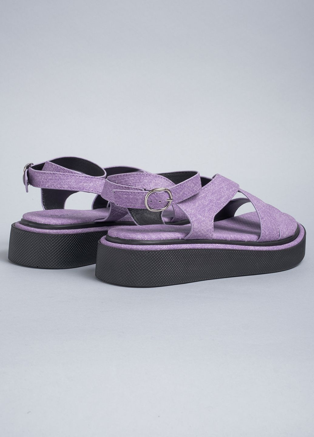 Фиолетовые босоножки женские 3435 Power с ремешком