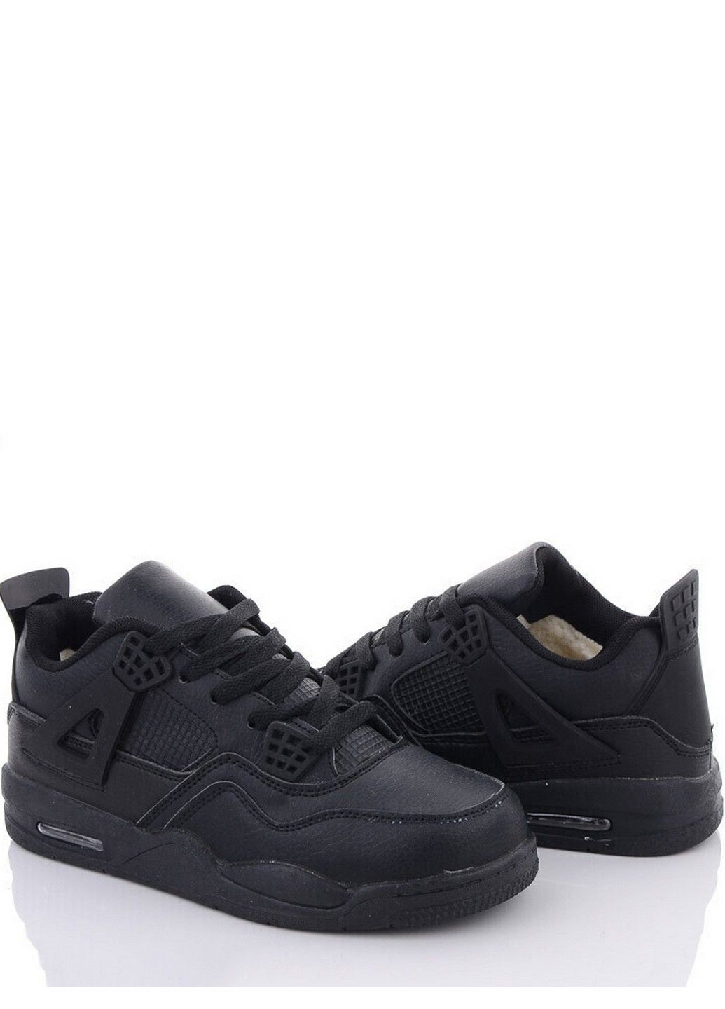 Осенние зимние ботинки на овчине b7704-1 Navigator прессованная кожа