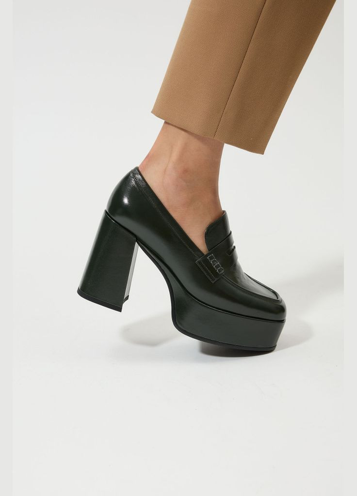 Lonza Туфли 191777 зеленый з натуральная кожа, украина — демисезон (301474305)