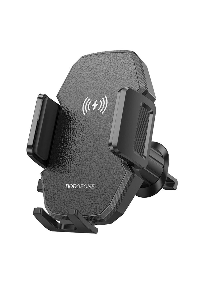 Держатель для мобильного с БЗП BH213 Adelante Wireless Fast Charging Car Holder(Air Outlet) Black Borofone (304253554)