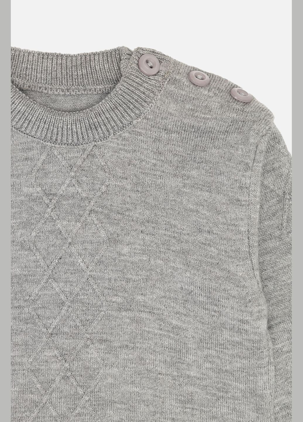 Серый демисезонный костюм с штанами для мальчика цвет серый цб-00270541 No Brand