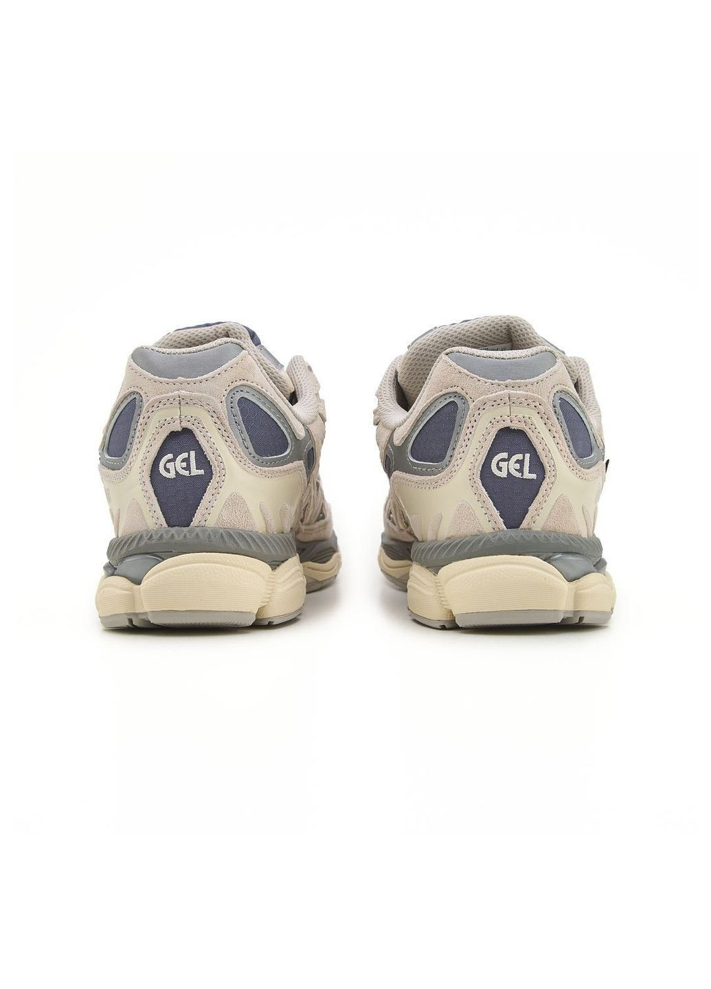 Бежевые демисезонные кроссовки мужские asics No Brand Gel-NYC Beige Grey Gore-Tex