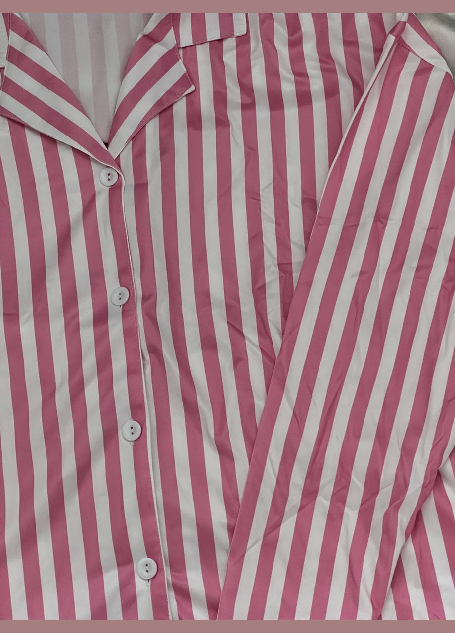 Рожева всесезон жіноча піжама комплект сорочка штани (2-299) No Brand