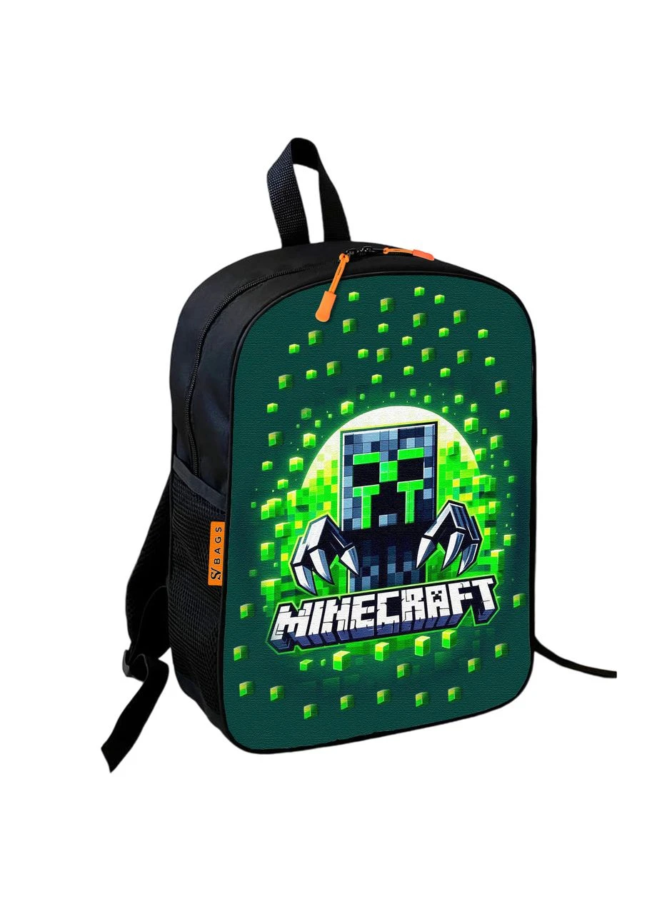 Рюкзак шкільний дитячий 36х27см Майнкрафт Кріпер «Minecraft» з принтом для хлопчика (00607) No Brand (380987900)