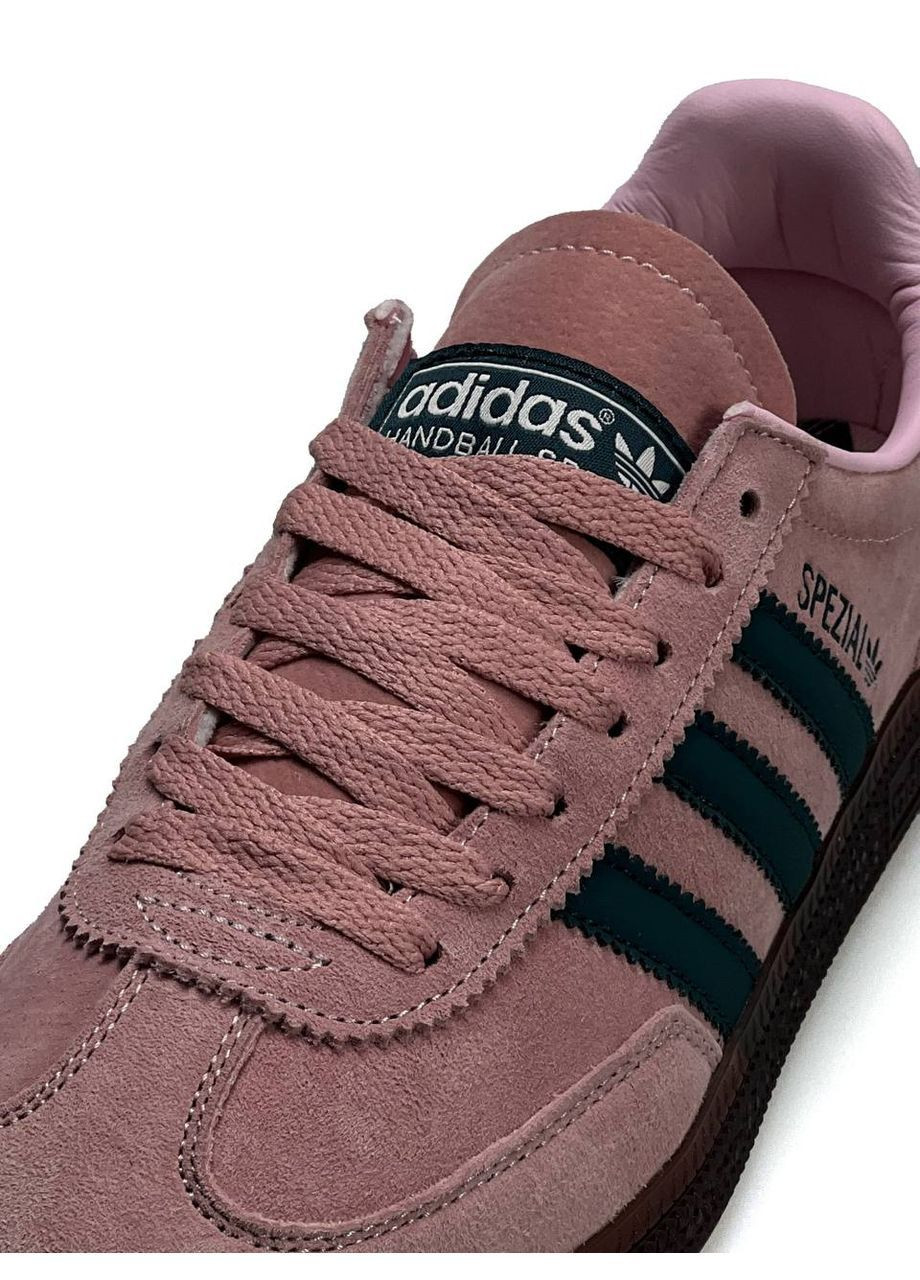 Кроссовки женские Adidas No Brand Spezial Pink Green розовые демисезоны (372464015)