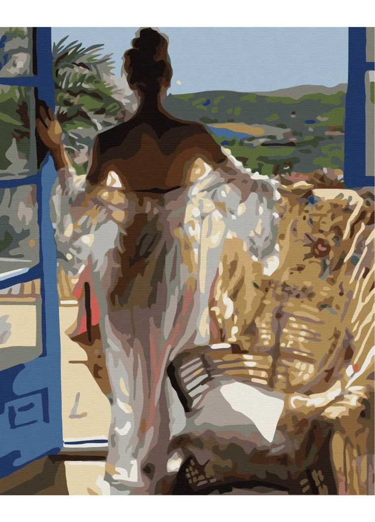 Картина по номерам "Дыхание Утра" 48x60 см, на холсте с подрамником, акриловые краски и 3 кисти, антистресс Brushme (396371710)